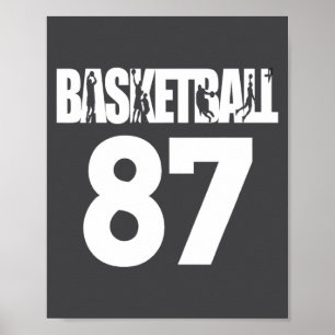 Basket Nummer 87 Min Favoritbasketspelare Poster