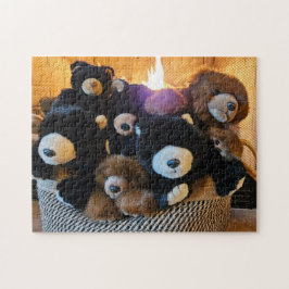 Basket of Bears Puzzle, 11" x 14", 252 pieces Pussel