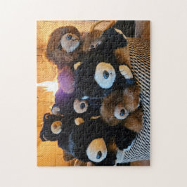Basket of Bears Puzzle, 11" x 14", 252 pieces Pussel