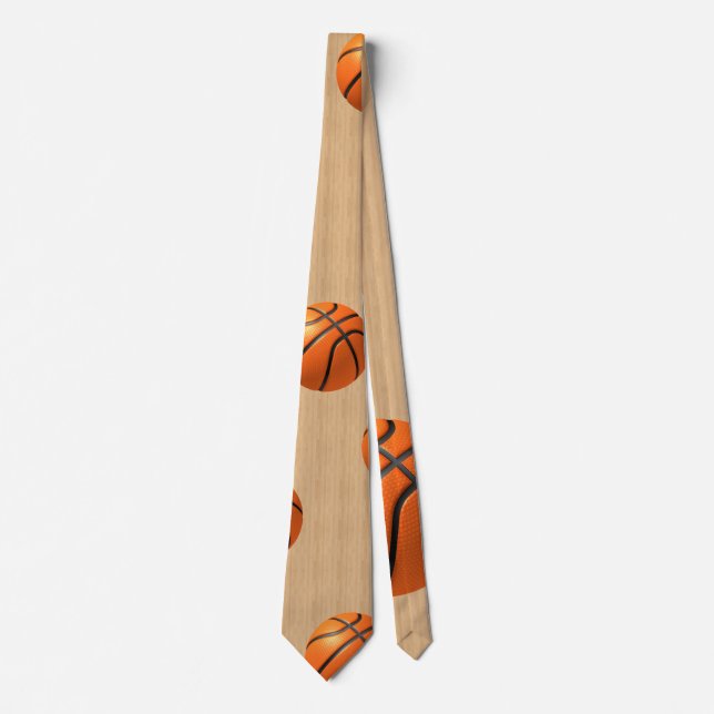 Basket på ädelträ slips (Framsida)