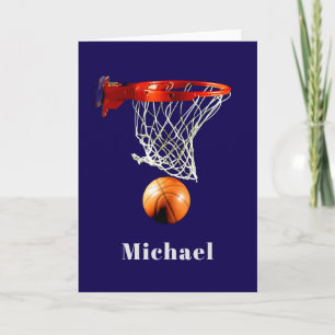 Basket Replace with Your Name Helgkort