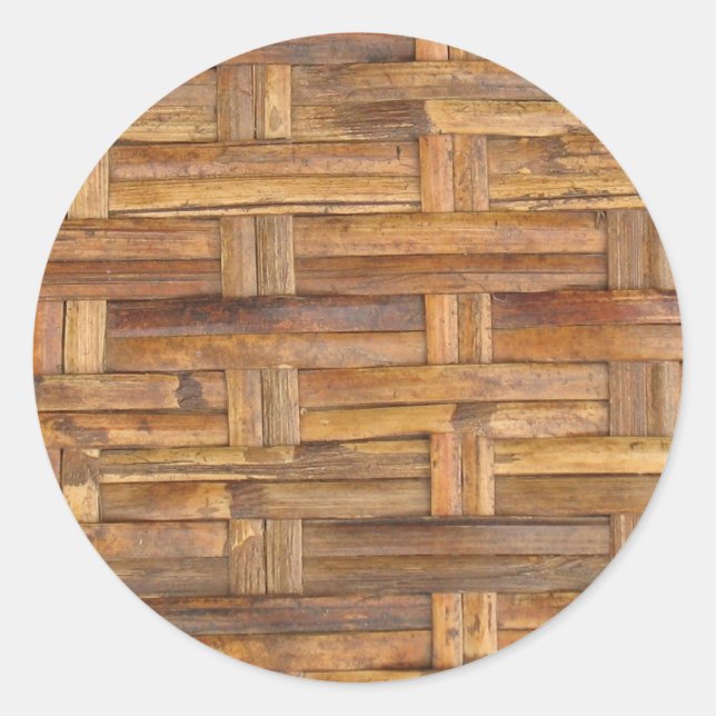 basket runt klistermärke (Framsida)