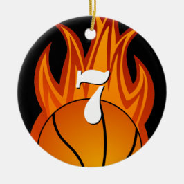 Basket - skräddarsy prydnad julgransprydnad keramik