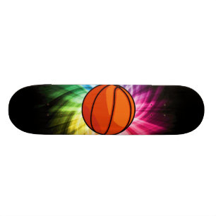 Basket; Sport; regnbåge Skateboard Bräda 20 Cm