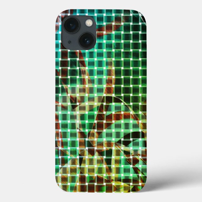 Basket stil av grönt bruna likheter av torrhalm (Baksida)