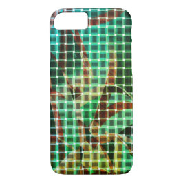 Basket stil av grönt bruna likheter av torrhalm