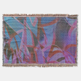 Basket stil på mörkens rosa, lera, lila filt