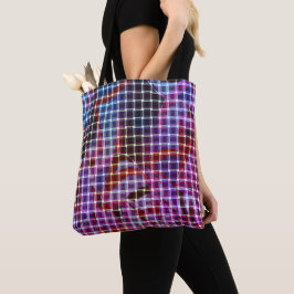 Basket stil på mörkens rosa, lera, lila tygkasse