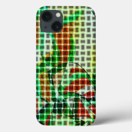 Basket stil vid grönt böjt rosett band