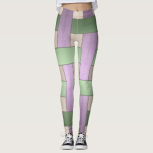 Basket väv leggings