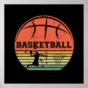 basket vintage poster