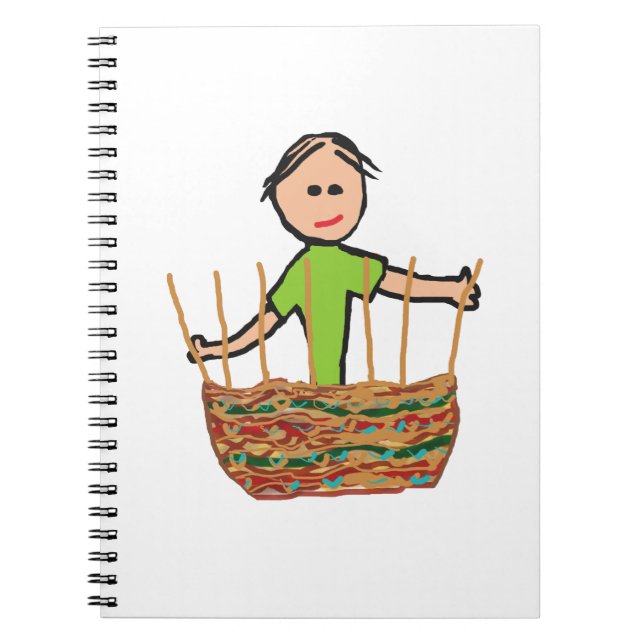 Basket Weave Anteckningsbok (Framsidan)