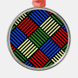 Basket Weave Julgransprydnad Metall