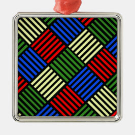 Basket Weave Julgransprydnad Metall