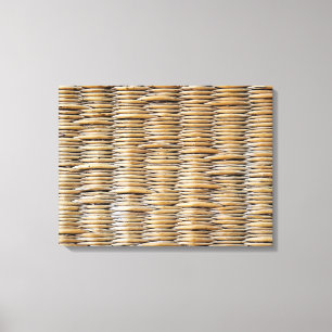 Basket Weave Macro Canvastryck