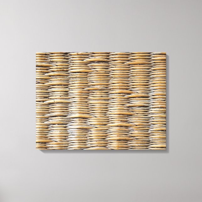 Basket Weave Macro Canvastryck (Framsida)