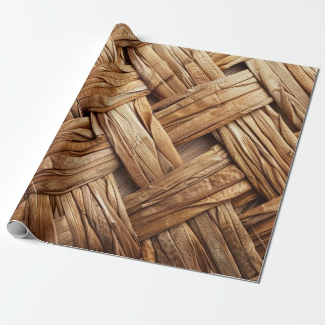 Basket Weave Presentpapper (Utrullad)