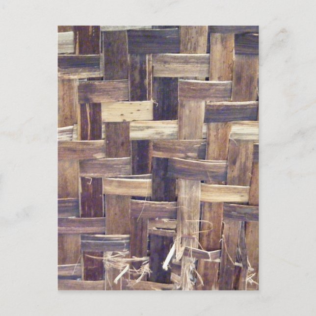 Basket Weave Vykort (Framsida)