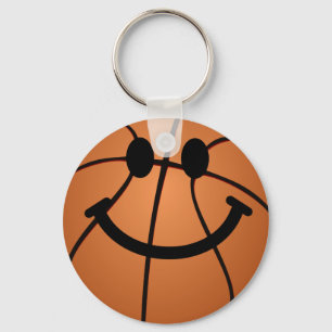 Basketansikte Nyckelring