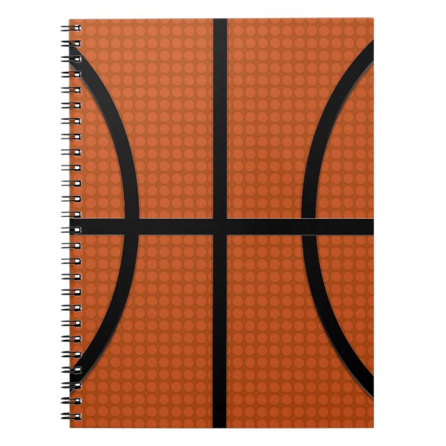 Basketanteckningsbok Anteckningsbok Med Spiral (Framsidan)