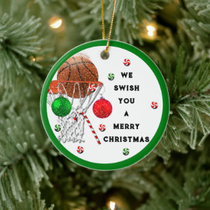 Basketball 2023 KeepsakCeramic Ornament