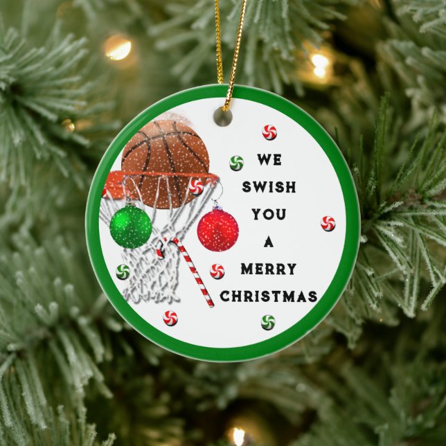 Basketball 2023 KeepsakCeramic Ornament (Träd)