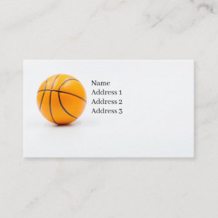 Basketball-affärskort för spelare visitkort