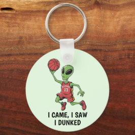 Basketball Alien Nyckelring