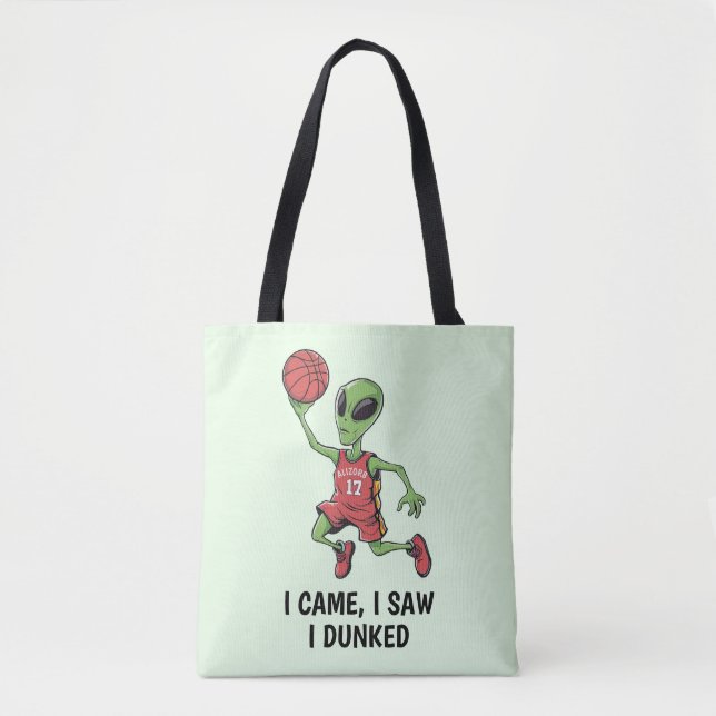 Basketball Alien Tygkasse (Framsida)