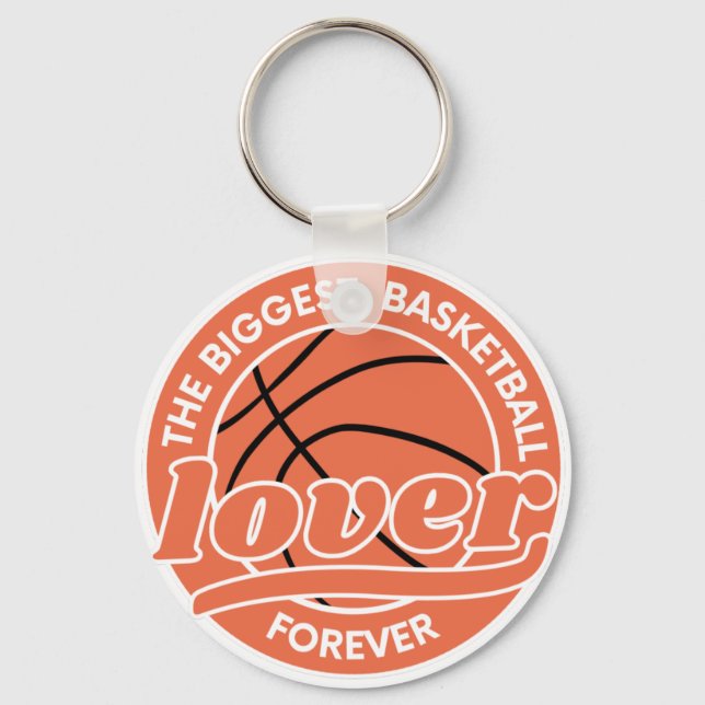 Basketball älskare Forever Sports-spelare Nyckelring (Framsida)