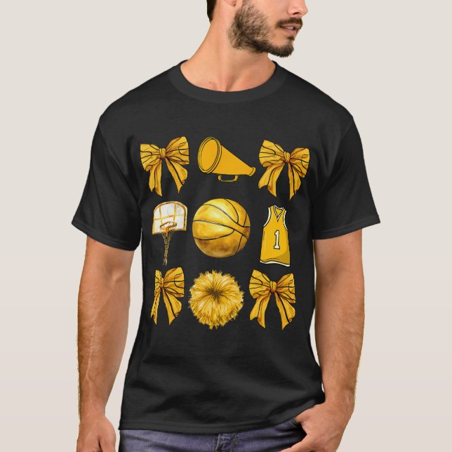 Basketball Älskare T Shirt (Framsida)