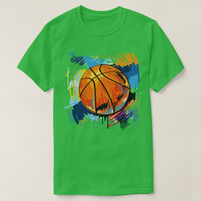 Basketball älskare t shirt (Design framsida)