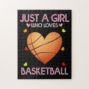Basketball Älskare Women ger bara en flicka som K Pussel