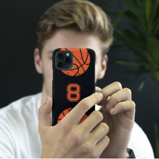 Basketball Anpassningsbar Jersey Number Black
