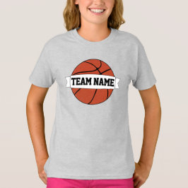 Basketball Anpassningsbar Team och Player Namn och T Shirt