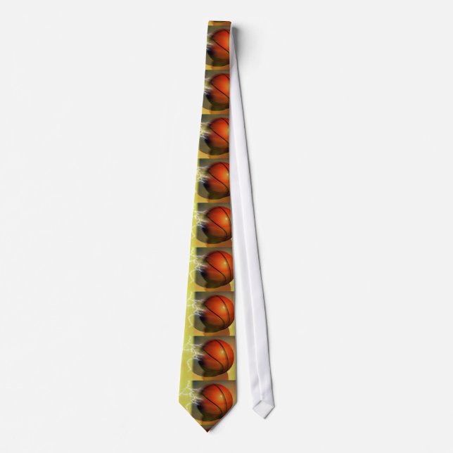 Basketball Anpassningsbar Tie Neckwear (Framsida)
