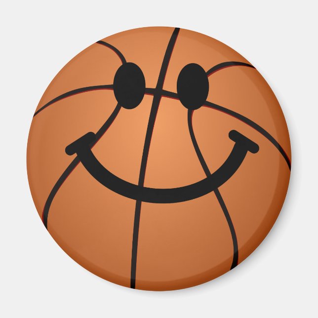 Basketball ansikte magnet (Framsidan)
