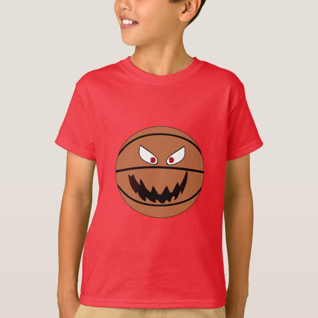 Basketball Ansikte Tee Shirt (Framsida)
