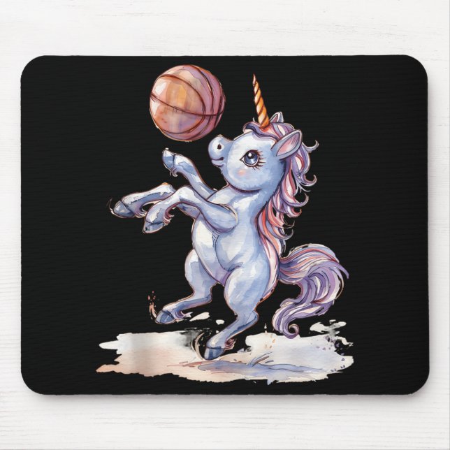 Basketball Artwork Basketball Älskare Bball Player Musmatta (Framsidan)