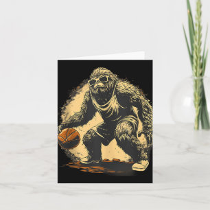 Basketball Artwork Basketball Älskare Teckning Gor Kort