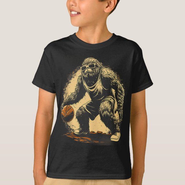 Basketball Artwork Basketball Älskare Teckning Gor T Shirt (Framsida)