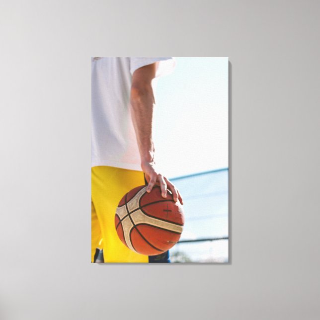 Basketball Artwork Canvastryck (Framsida)