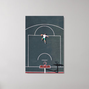 Basketball Artwork Canvastryck