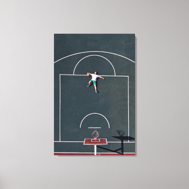 Basketball Artwork Canvastryck (Framsida)