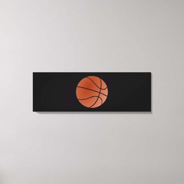 Basketball Artwork Canvastryck (Framsida)