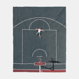 Basketball Artwork Fleecefilt