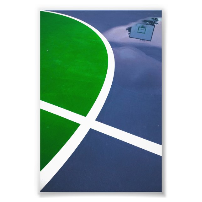 Basketball Artwork Fototryck (Framsidan)