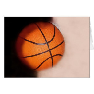 Basketball Artwork Hälsningskort