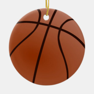 Basketball Artwork Julgransprydnad Keramik