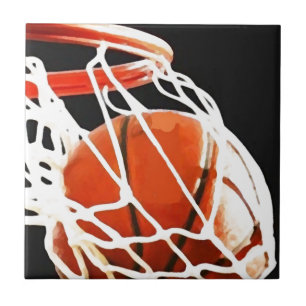Basketball Artwork Kakelplatta